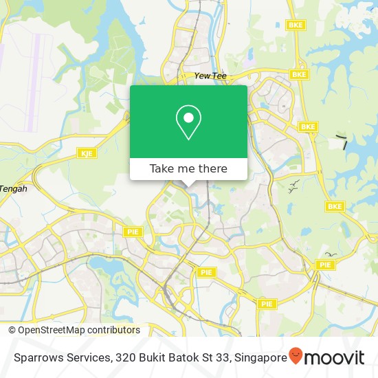 Sparrows Services, 320 Bukit Batok St 33 map