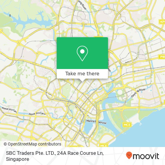 SBC Traders Pte. LTD., 24A Race Course Ln map