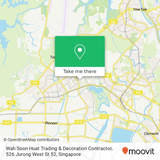 Wah Soon Huat Trading & Decoration Contractor, 526 Jurong West St 52 map