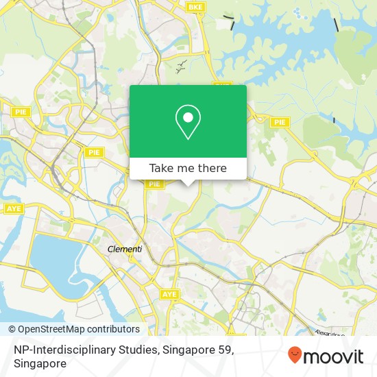 NP-Interdisciplinary Studies, Singapore 59 map