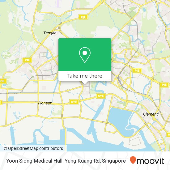 Yoon Siong Medical Hall, Yung Kuang Rd map