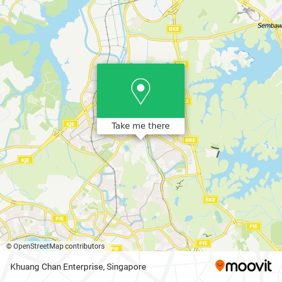 Khuang Chan Enterprise map