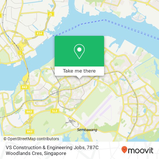 VS Construction & Engineering Jobs, 787C Woodlands Cres地图