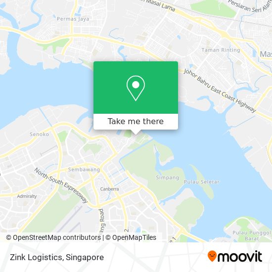 Zink Logistics map