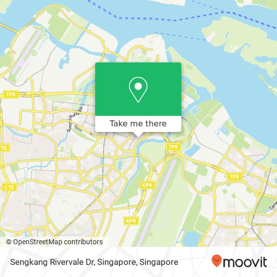 Sengkang Rivervale Dr, Singapore map