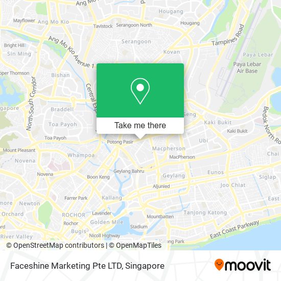 Faceshine Marketing Pte LTD map
