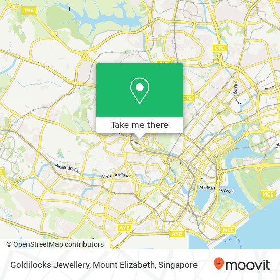 Goldilocks Jewellery, Mount Elizabeth map