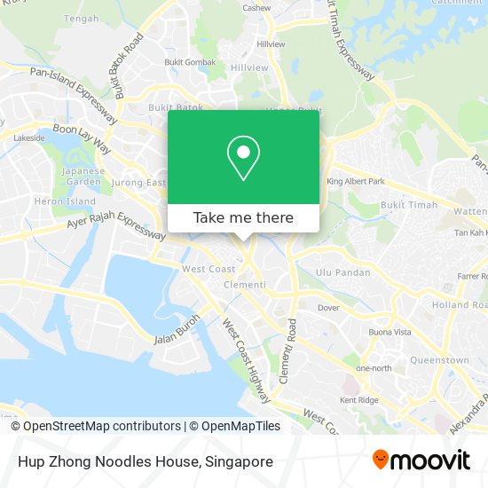 Hup Zhong Noodles House map