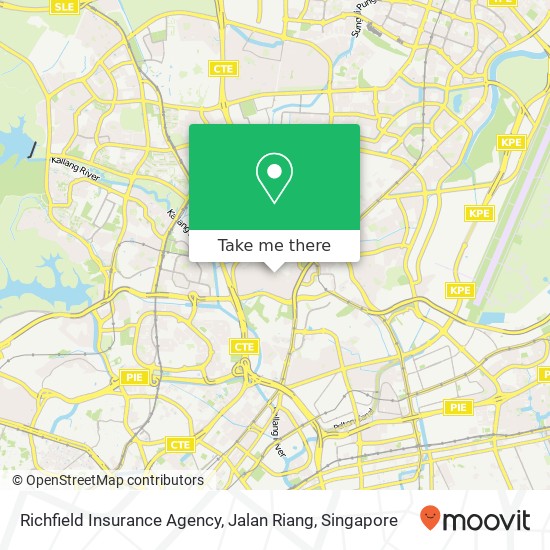 Richfield Insurance Agency, Jalan Riang地图