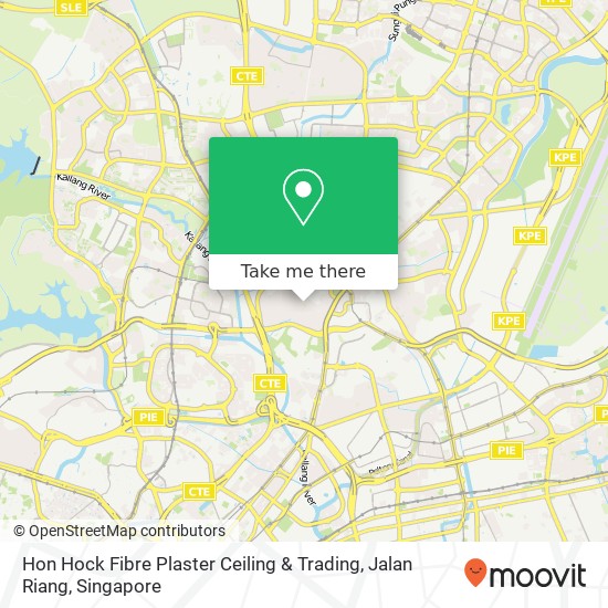 Hon Hock Fibre Plaster Ceiling & Trading, Jalan Riang map