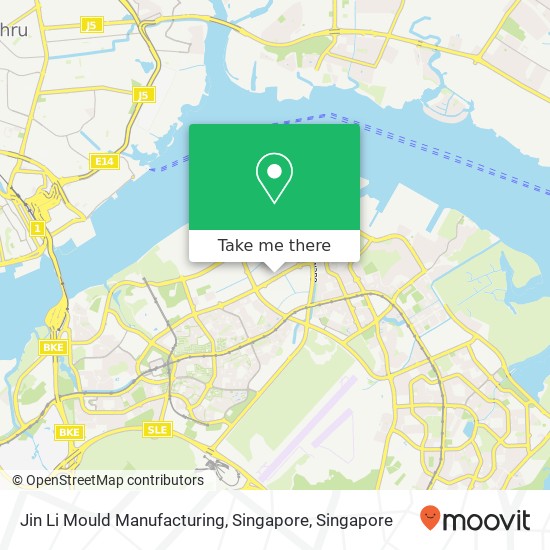 Jin Li Mould Manufacturing, Singapore地图