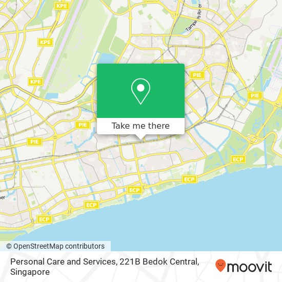 Personal Care and Services, 221B Bedok Central map