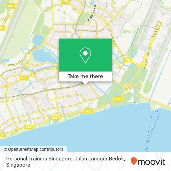 Personal Trainers Singapore, Jalan Langgar Bedok map