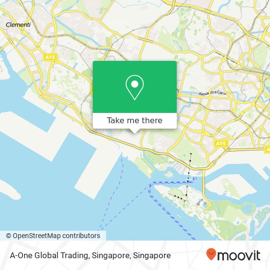 A-One Global Trading, Singapore map