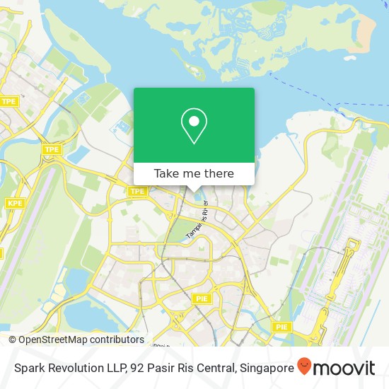 Spark Revolution LLP, 92 Pasir Ris Central地图