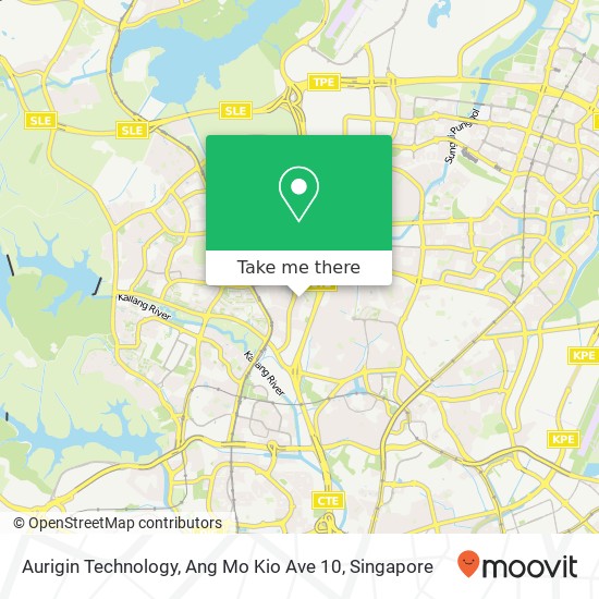 Aurigin Technology, Ang Mo Kio Ave 10 map