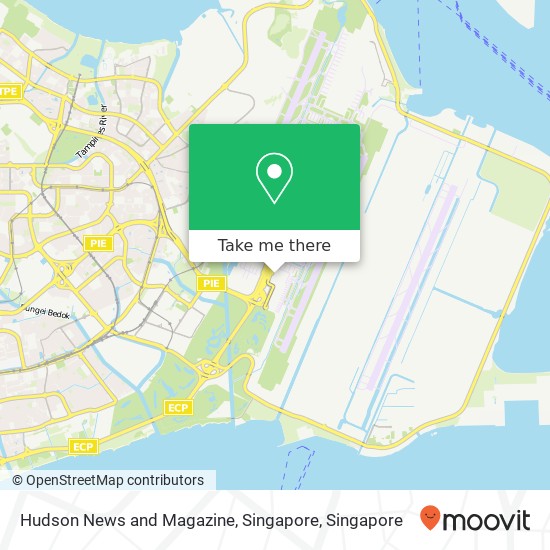 Hudson News and Magazine, Singapore map