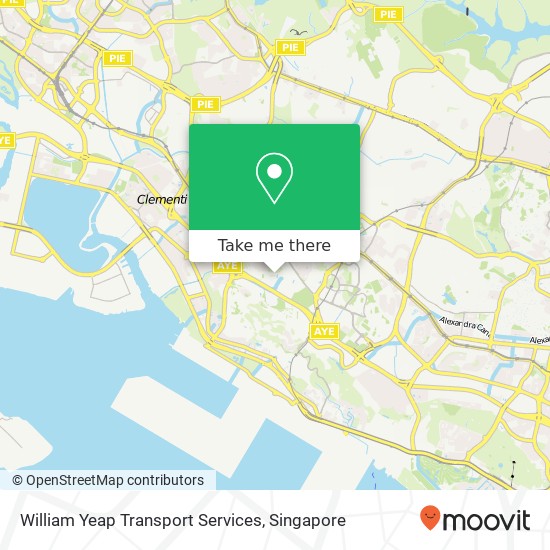 William Yeap Transport Services map