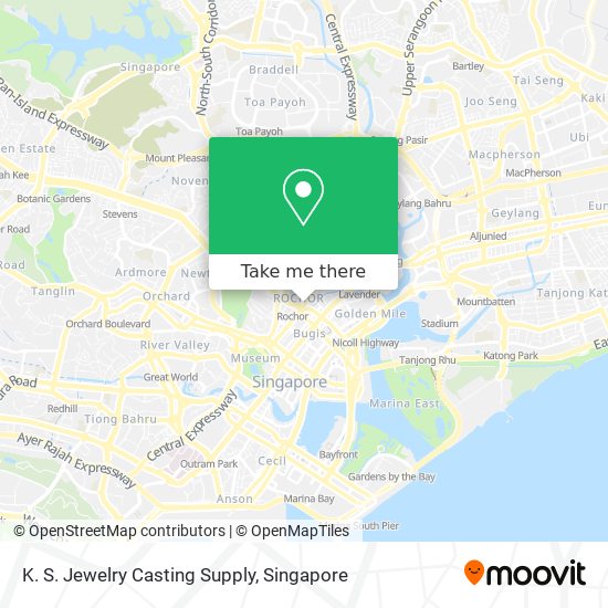 K. S. Jewelry Casting Supply map