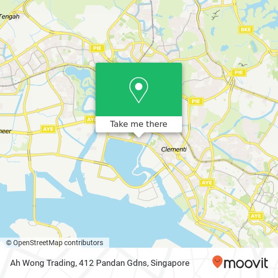 Ah Wong Trading, 412 Pandan Gdns地图