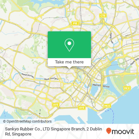 Sankyo Rubber Co., LTD Singapore Branch, 2 Dublin Rd地图