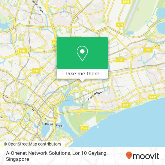 A-Onenet Network Solutions, Lor 10 Geylang map
