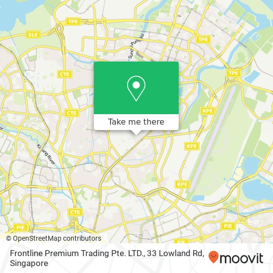 Frontline Premium Trading Pte. LTD., 33 Lowland Rd map