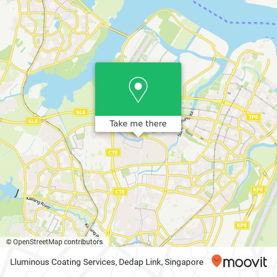 Lluminous Coating Services, Dedap Link map