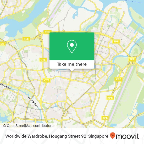 Worldwide Wardrobe, Hougang Street 92 map