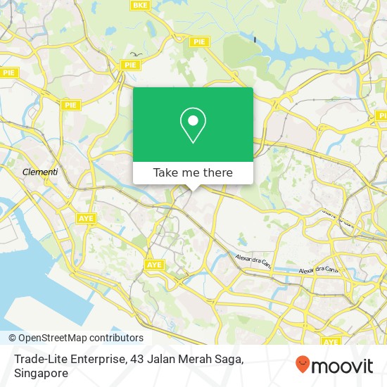 Trade-Lite Enterprise, 43 Jalan Merah Saga地图