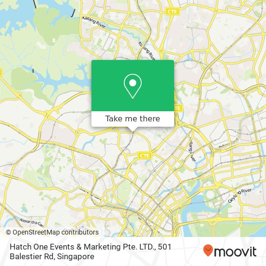 Hatch One Events & Marketing Pte. LTD., 501 Balestier Rd map