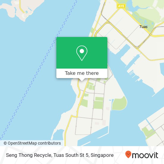 Seng Thong Recycle, Tuas South St 5 map