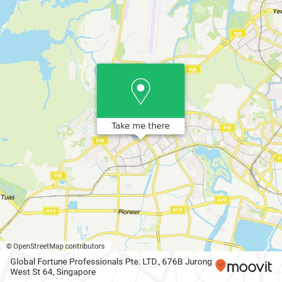 Global Fortune Professionals Pte. LTD., 676B Jurong West St 64地图