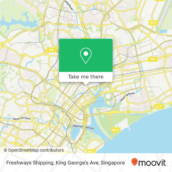 Freshways Shipping, King George's Ave地图