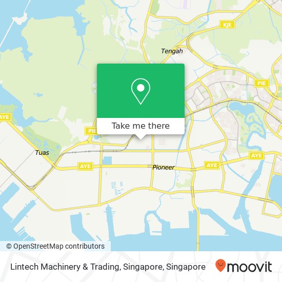 Lintech Machinery & Trading, Singapore map