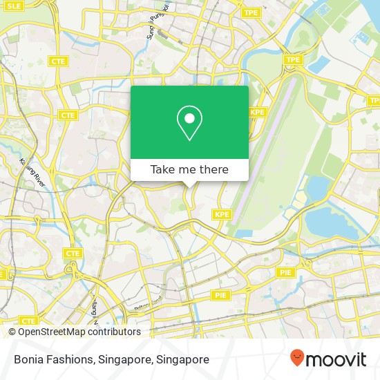 Bonia Fashions, Singapore map