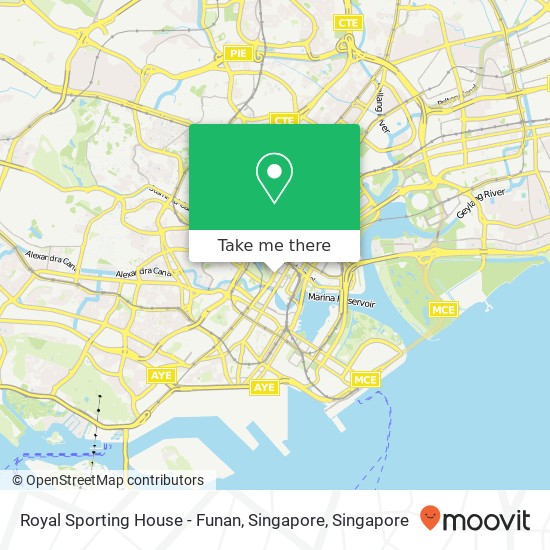 Royal Sporting House - Funan, Singapore地图