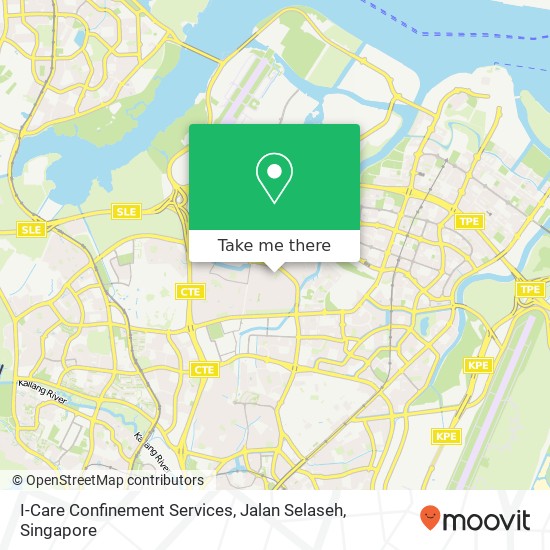 I-Care Confinement Services, Jalan Selaseh map