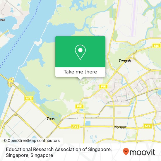 Educational Research Association of Singapore, Singapore map