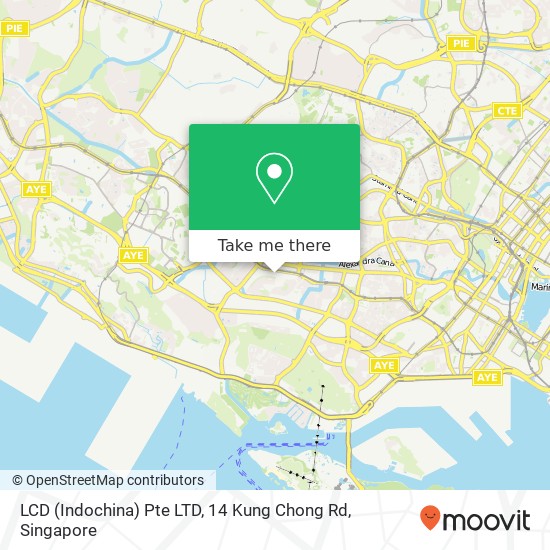 LCD (Indochina) Pte LTD, 14 Kung Chong Rd地图