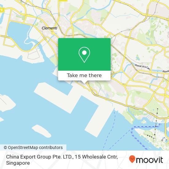 China Export Group Pte. LTD., 15 Wholesale Cntr map