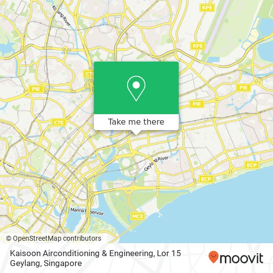 Kaisoon Airconditioning & Engineering, Lor 15 Geylang地图