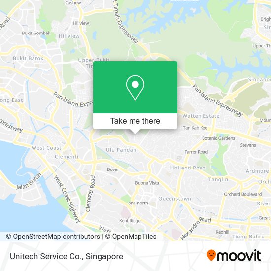 Unitech Service Co. map
