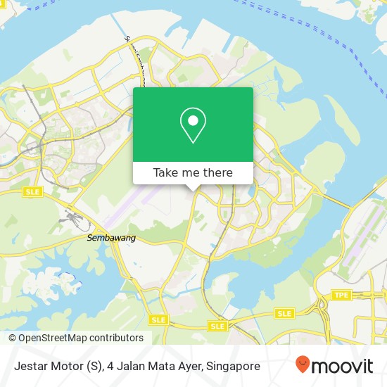 Jestar Motor (S), 4 Jalan Mata Ayer地图