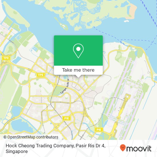 Hock Cheong Trading Company, Pasir Ris Dr 4 map
