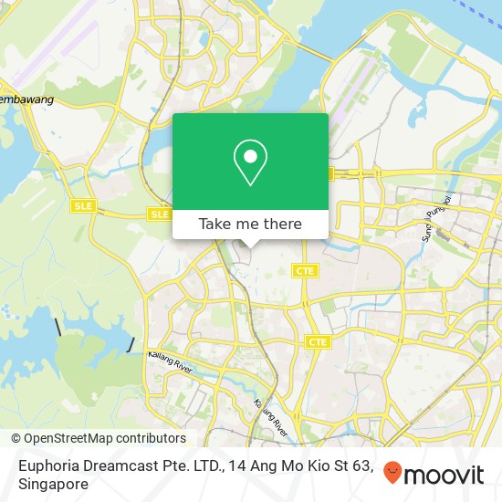 Euphoria Dreamcast Pte. LTD., 14 Ang Mo Kio St 63地图