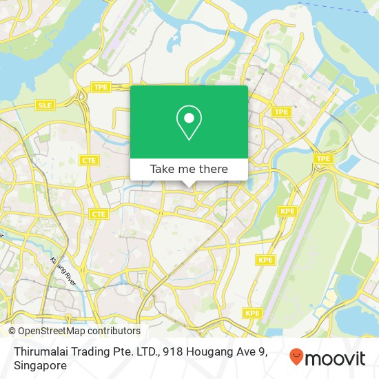 Thirumalai Trading Pte. LTD., 918 Hougang Ave 9地图