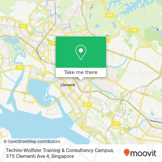 Techno-Wolfizer Training & Consultancy Campus, 375 Clementi Ave 4地图