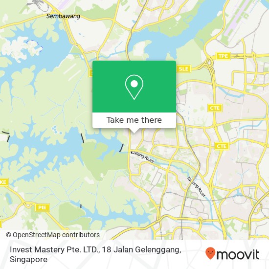 Invest Mastery Pte. LTD., 18 Jalan Gelenggang地图