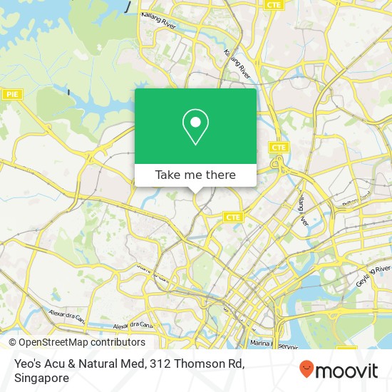 Yeo's Acu & Natural Med, 312 Thomson Rd map